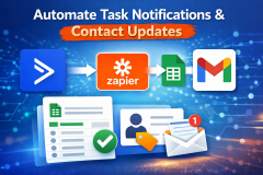 Advanced Zapier Automation for Task Tracking & Contact Communication